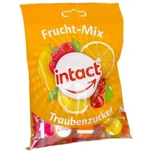 Intact Traubenzucker Beutel Frucht-mix