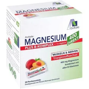 Avitale Magnesium 400+b-komplex Direkt Pfir.mar.gra.sticks
