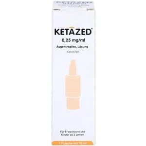 Ketazed 0,25 Mg/ml Augentropfen Lösung