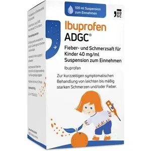 Ibuprofen ADGC Fieber und Schmerzsaft für Kinder 40mg/ml