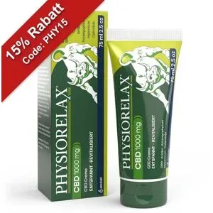 Physiorelax CBD 1000 mg Creme
