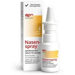 Nasenspray mit Xylometazolin 0,1 % von apodiscounter
