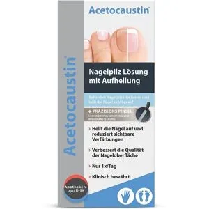 Acetocaustin Nagelpilz Lösung mit Aufhellung