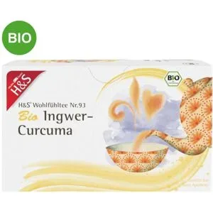 H&s Bio Ingwer-Curcuma Filterbeutel