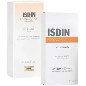ISDIN Isdinceutics Melaclear Serum + Fotoultra Active Unify Fusi