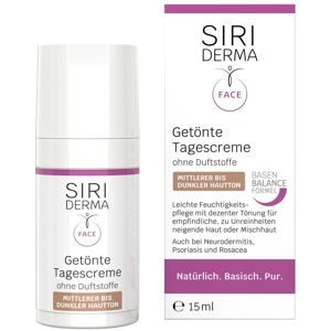 Siriderma Getönte Tagescreme Mittel bis Dunkel