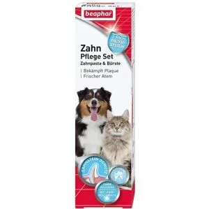 Beaphar Zahnpflege-Set Zahnpasta & Bürste veterinär