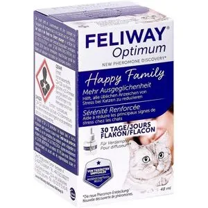 Feliway Optimum Nachfüllflakon Lösung für Vernebler für Katzen