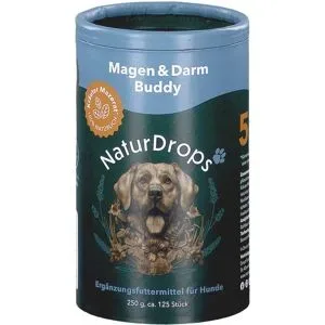 Naturdrops Magen & Darm Buddy Erg.futterm.f.hunde