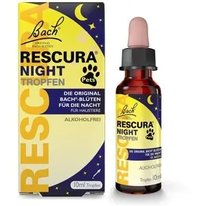 Bachblüten nach Dr. Bach Bachblüten Original Rescura Night Pets Tropfen alkoholfrei