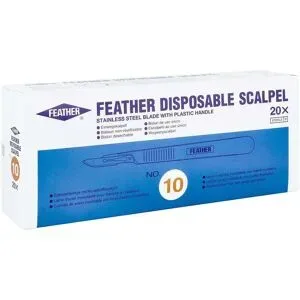 Skalpell Einmal Figur 10 Feather