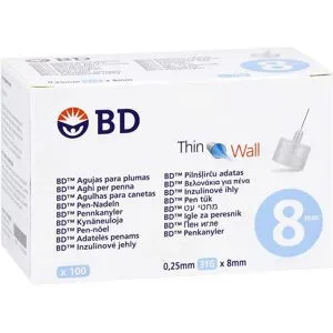 Bd Thin Wall Pen-nadeln 0,25 31 Gx8 mm