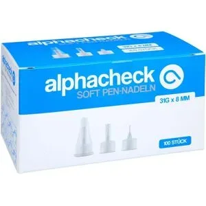 Alphacheck soft Pen-nadeln 31 Gx8 mm