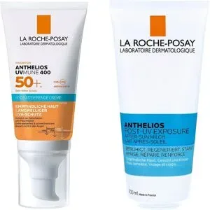 La Roche Posay Anthelios Hydra. Getönte Bb-creme + Anthelios After-Sun Milch