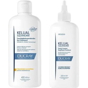 Ducray Shampoo Trockene Schuppen 400ml + Tonikum 200ml