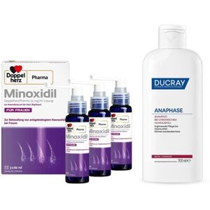 Minoxidil Doppelherz Frauen Lösung (3x60ml) + Anaphase Shampoo