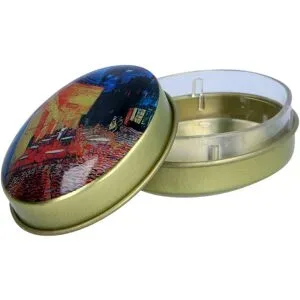 Pillendose oval Klassik Motiv