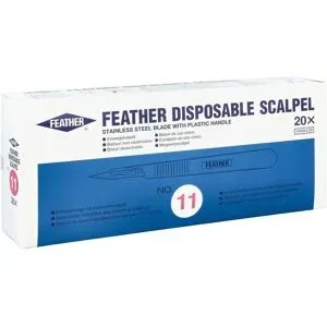 Skalpell Einmal Figur 11 Feather