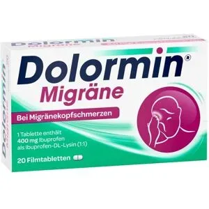 Dolormin Migräne 400 mg Ibuprofen bei Migränekopfschmerzen