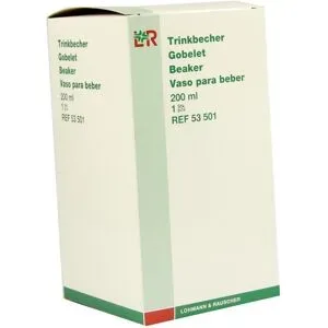 Trinkbecher mit 2 Deckeln