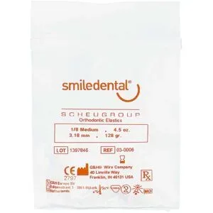 Zahnspangengummis 1/8 3,2 Mm 4,5 Oz Latexfarben