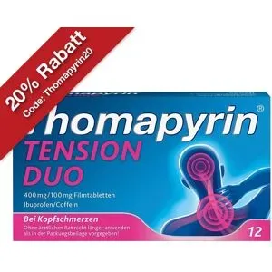 Thomapyrin® TENSION DUO Kopfschmerztabletten