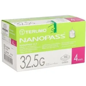 Terumo Nanopass 32,5 Pen Kanüle 0,22x4 mm