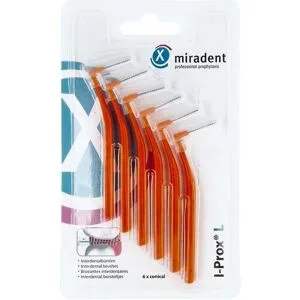 Miradent Interdentalbürste I-prox L 0,8 mm orange