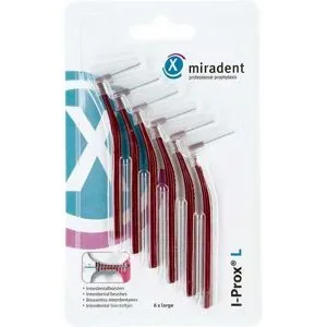 Miradent Interdentalbürste I-prox L 0,8 mm bordea.