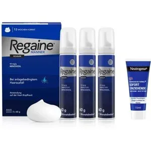 Regaine® Männer Schaum 3x60ml + Neutrogena Mini Handcreme 15ml