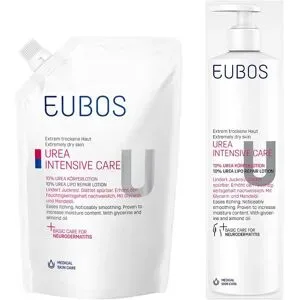 Eubos Urea Intensive Care 10% Körperlotion + Nachfüllbeutel