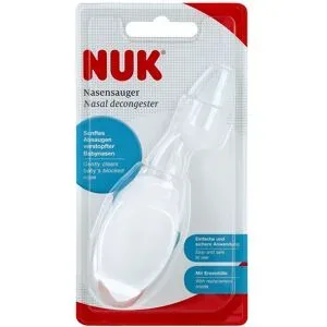 Nuk Nasensauger Größe 1 weiss Krt.