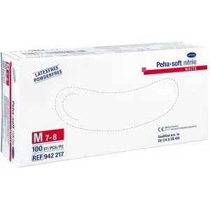 Peha Soft nitrile white Unt.hands. pud.fr. unsteril M