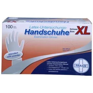 Handschuhe Einmal Latex gepudert Xl