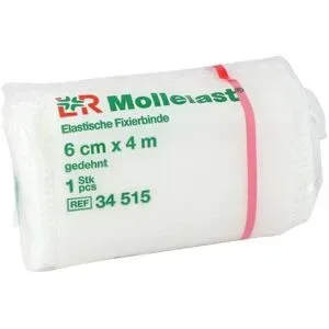 Mollelast 6cmx4m weiss