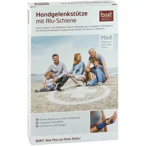 Bort Handgelenkstütze mit Alusch.rec.large schwarz