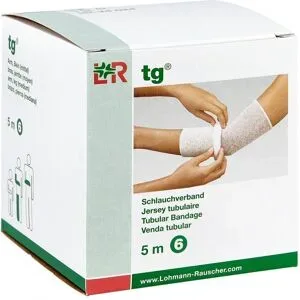 Tg Schlauchverband weiss 5 m Größe 6 24024