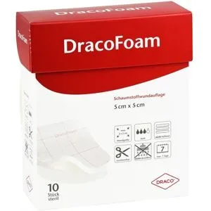 Dracofoam Schaumstoff Wundauflage 5x5cm