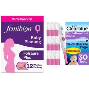 Femibion 0 Babyplanung + Clearblue Ovulationstest Digital