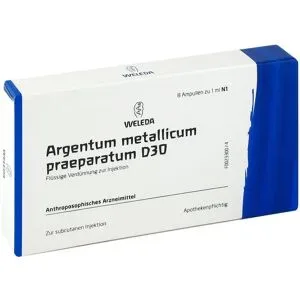 Weleda Argentum Metallicum Praep. D30 Ampullen
