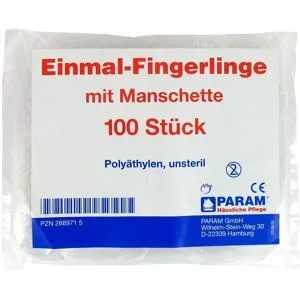 Fingerling Einmal Plastik