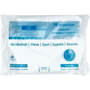 Handschuhe Einmal Herren Polyäthylen