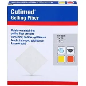 Cutimed Gelling Fiber Kom.5x5 Cm Hydrofaserverband