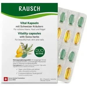 Rausch Vital Kapseln M.schweizer Kräuter 1 Monat