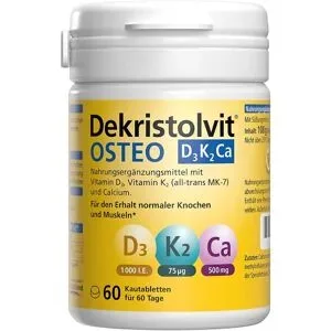 Dekristolvit OSTEO D3K2Ca Kautabletten