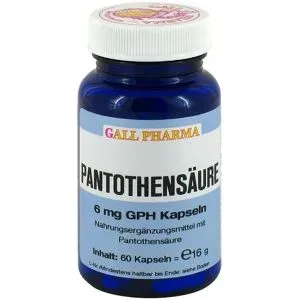 Pantothensäure 6 mg Gph Kapseln