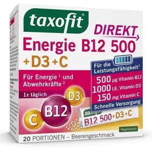 Taxofit Energie B12 500+d3+c Direkt Granulat