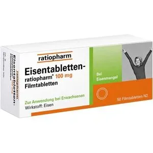 Eisentabletten-ratiopharm Eisentabletten ratiopharm 100mg