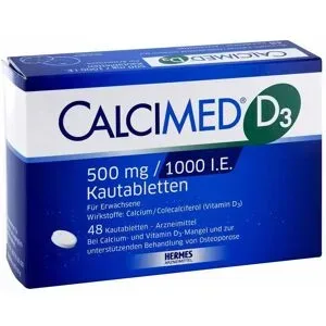 Calcimed D3 500 mg / 1000 I.E. Kautabletten