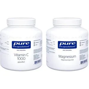 Pure Encapsulations Magnesiumglycinat + Vitamin C1000 gepuffert